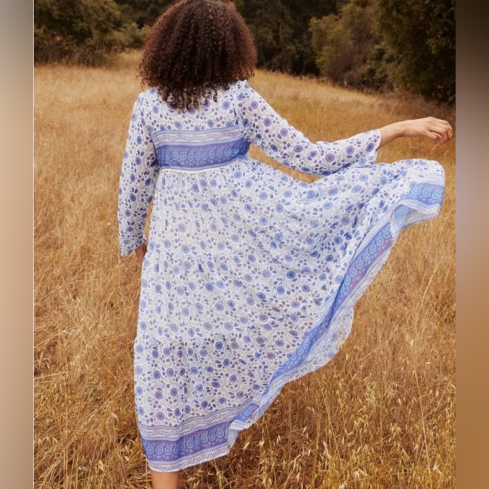 Christy Dawn The Paloma Dress in Periwinkle Suzani - Picture 5 of 11